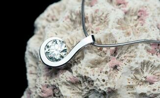 Diamond pendant necklaces photo