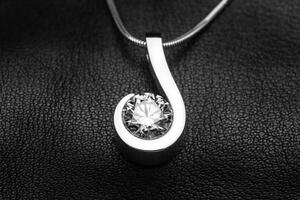 Diamond pendant necklaces photo