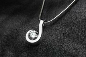 Diamond pendant necklaces photo