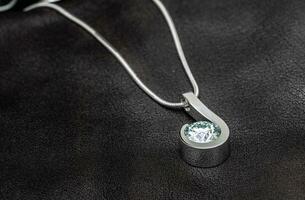 Diamond pendant necklaces photo