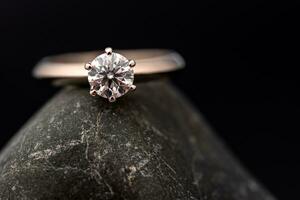 Luxury diamond ring photo