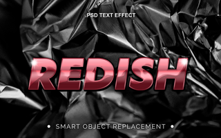 3D Realistic Chrome Metallic PSD Text Effect