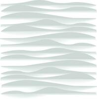 Abstract white paper cut wave curve overlap background texture vector illustration.