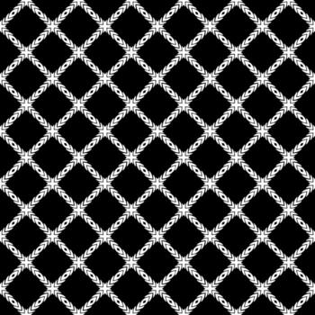 Black and white seamless abstract pattern. Background and backdrop. Grayscale ornamental design. vector