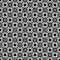 Black and white seamless abstract pattern. Background and backdrop. Grayscale ornamental design. vector