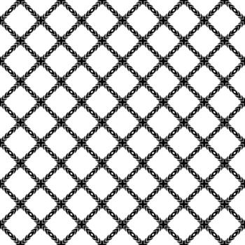 Black and white seamless abstract pattern. Background and backdrop. Grayscale ornamental design. vector