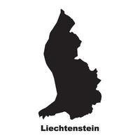 Liechtenstein map icon vector