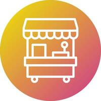 Stall Vector Icon Design Illustration