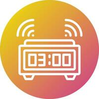 Digital alarm clock Vector Icon Design Illustration