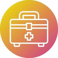 Emergency Kit Vector Icon Design Illustration