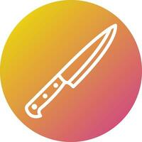 ilustración de diseño de icono de vector de cuchillo