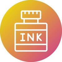 Ink Vector Icon Design Illustration