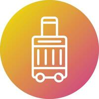 Luggage Vector Icon Design Illustration