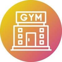 Gym Vector Icon Design Illustration