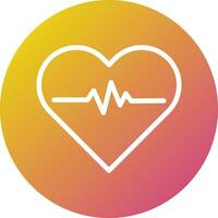 Ilustración de diseño de icono de vector de corazón