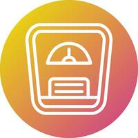 Weight Vector Icon Design Illustration