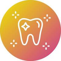 Clean Tooth Vector Icon Design Illustration