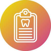 Dental Checkup Vector Icon Design Illustration