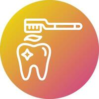 Teeth Cleaning Vector Icon Design Illustration