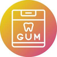 Chewing Gum Vector Icon Design Illustration