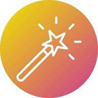 Magic Wand Vector Icon Design Illustration