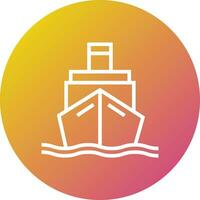 Ship Vector Icon Design Illustration