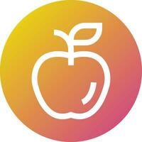 Apple Vector Icon Design Illustration