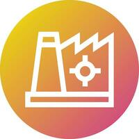 Factory Management Vector Icon Design Illustration