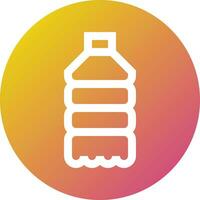 Water Bottle Vector Icon Design Illustration