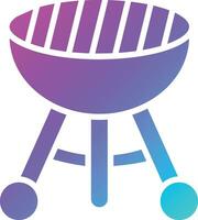 Barbecue grill Vector Icon Design Illustration