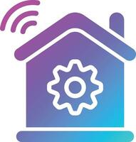 Smart Home Vector Icon Design Illustration