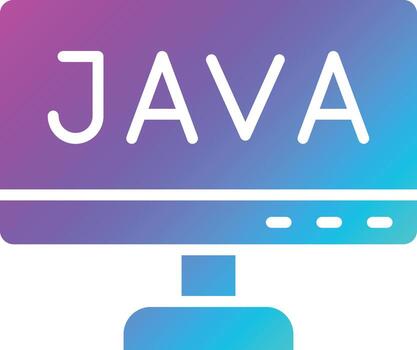 ilustración de diseño de icono de vector de java