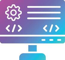 Backend Vector Icon Design Illustration