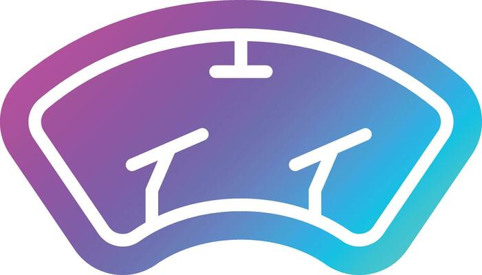 Windscreen Vector Icon Design Illustration
