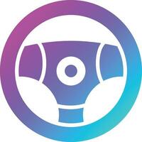 Steering wheel Vector Icon Design Illustration