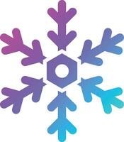 Snowflake Vector Icon Design Illustration