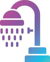 Shower Vector Icon Design Illustration