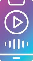 Music App Vector Icon Design Illustration