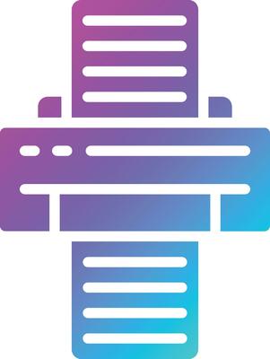 Printer Vector Icon Design Illustration