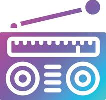 Radio Vector Icon Design Illustration