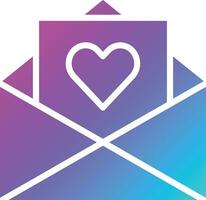 Love Letter Vector Icon Design Illustration