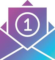 Inbox Vector Icon Design Illustration