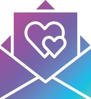 Love Letter Vector Icon Design Illustration