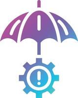 Risk Management Vector Icon Design Illustration