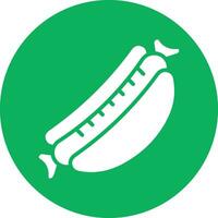 Hot dog Vector Icon Design Illustration