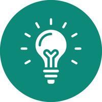 Light bulb Vector Icon Design Illustration