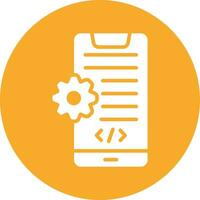 App Development Vector Icon Design Illustration