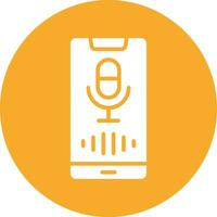 Voice Assistant Vector Icon Design Illustration
