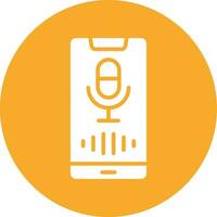 Voice Assistant Vector Icon Design Illustration