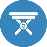 Folding Table Vector Icon Design Illustration